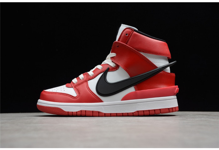 nike dunk high varsity red black white cu7544-102