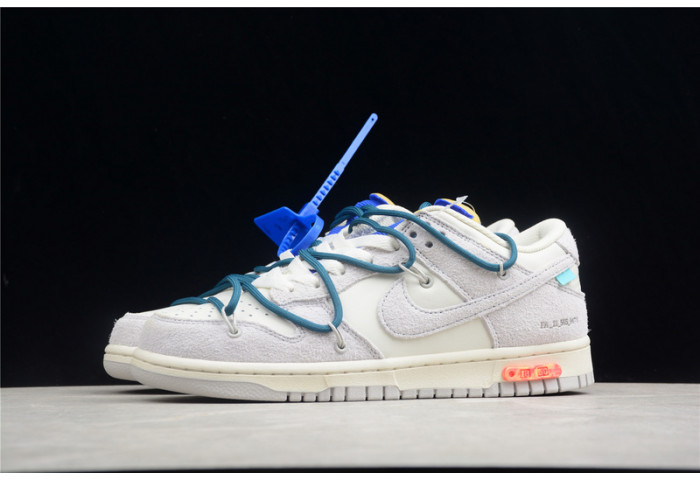 nike dunk low ow lot 16   dj0950-111