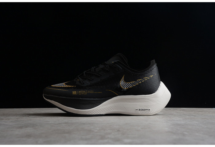 nike zoomx vaporfly next% 2 black metallic gold coin cu4111-001