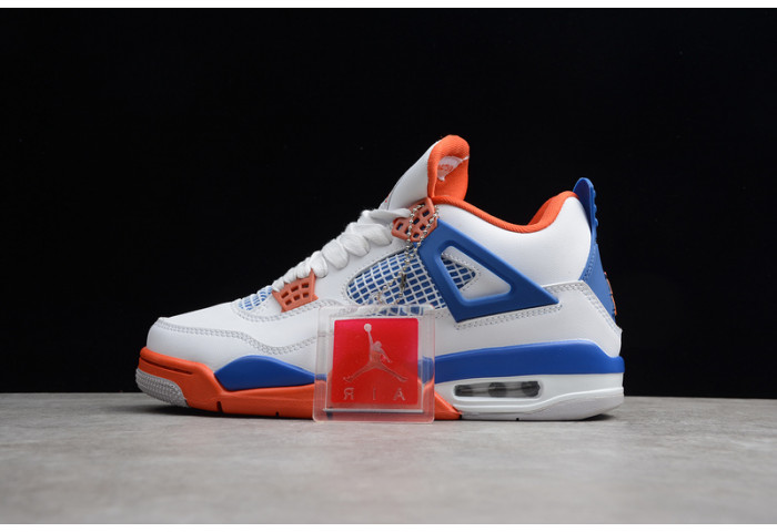 air jordan 4 white/bright crimson-royal blue 308497-171