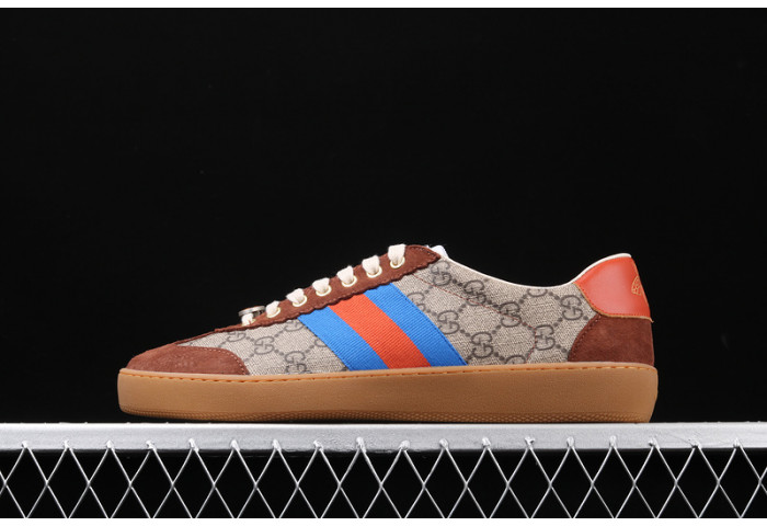 gc jbg leather and sued brown