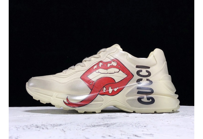 gc rhyton sneaker with mouth print 552093 a9l00 9522