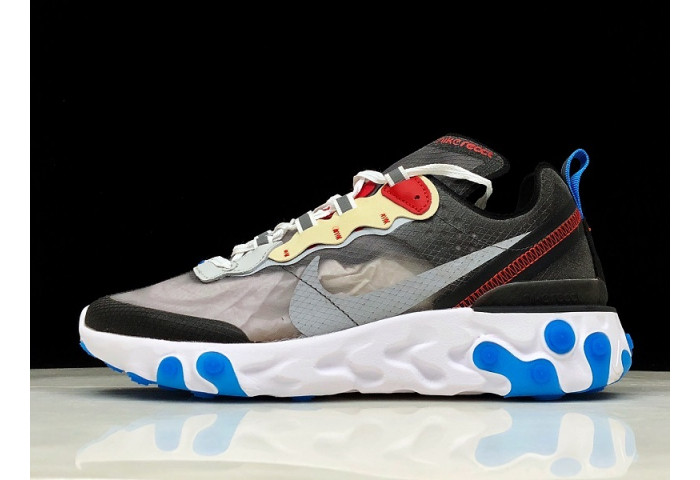 nike react element 87 dark grey photo blue aq1090-003