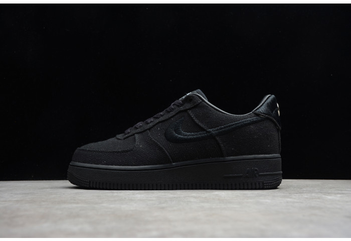 nike air force 1 low stussy black cz9084-001