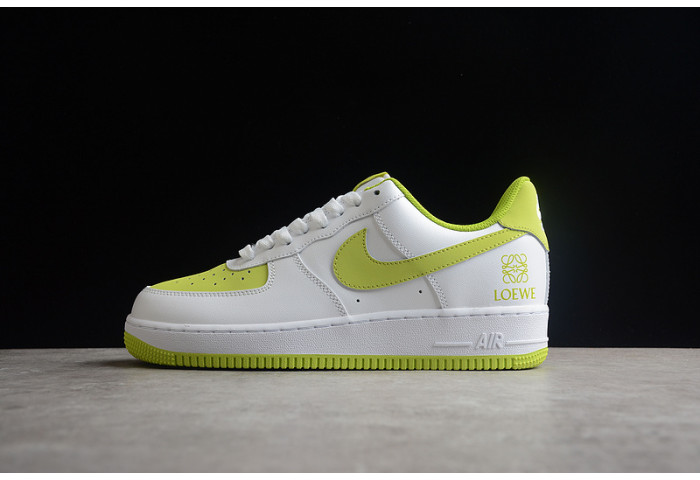 nike air force 1 07 low white lime green af1234-002