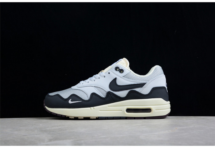 patta x nike air max 1 black white grey dh1348-002