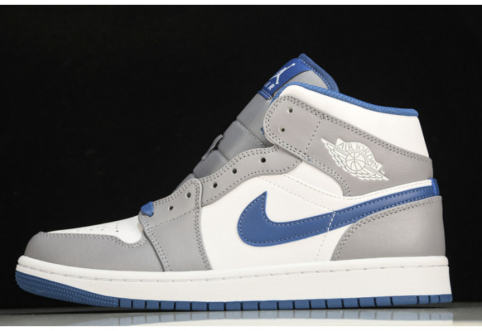 air jordan 1 mid "true blue"    dq8426-014