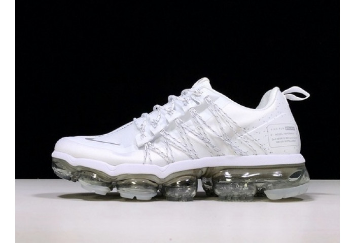 nike air vapormax run utility white reflect silver (w) aq8811-100