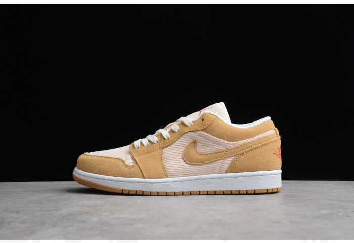 jordan 1 low se twine orange quartz corduroy (w) dh7820-700