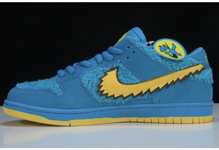 grateful dead x nike sb dunk low “blue bear” cj5378-400