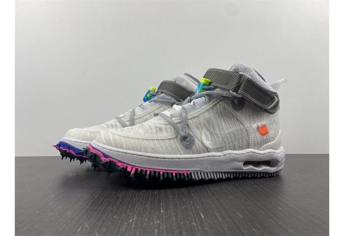 ow x nike air force 1 mid “white”  do6290-100