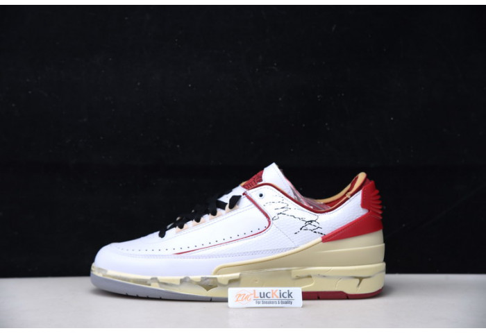 jordan 2 retro low sp ow white red dj4375-106