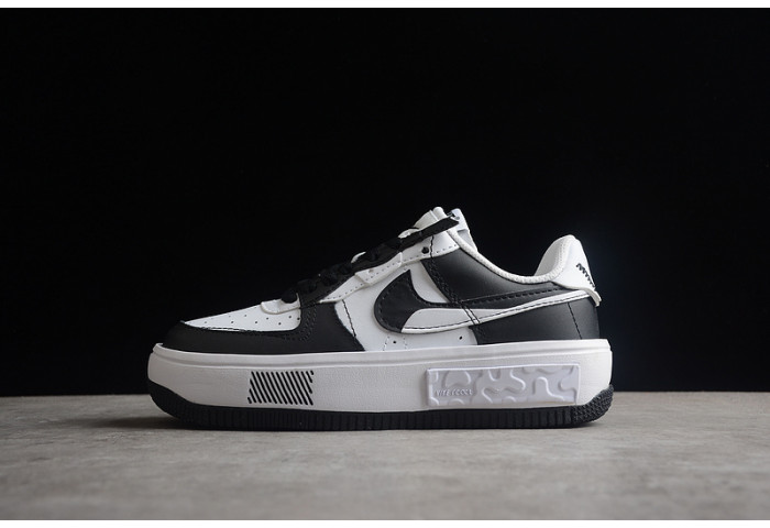 2022 nike air force 1 fontanka white black cw6688-611