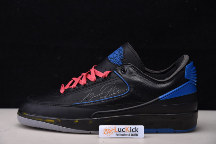 jordan 2 retro low sp ow black blue dj4375-004