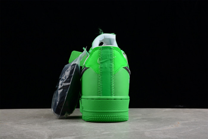 ow x nike air force 1 low green dx1419-300