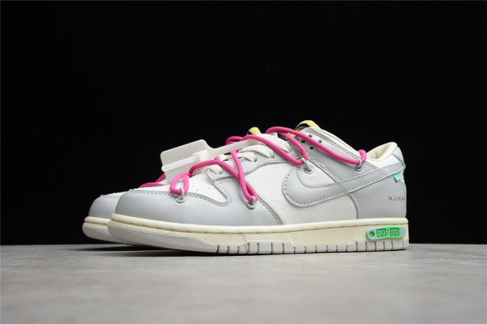 nike dunk low off-white lot 30 - dm1602-122