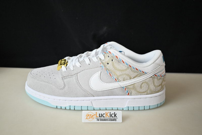 nike dunk low barbershop grey    dh7614-500
