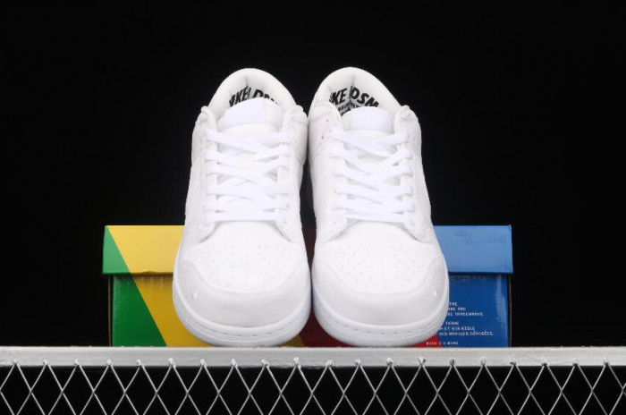 nike sb dunk low white down dh2686-100