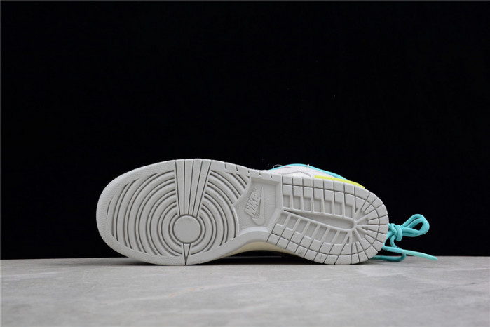 nike dunk low ow lot 14 - dj0950-106