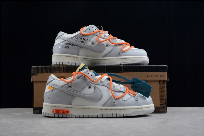 nike dunk low ow lot 44 - dm1602-104