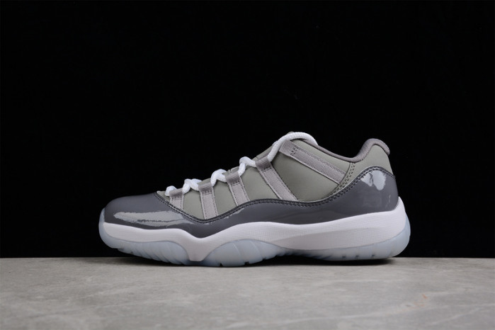 jordan 11 retro low cool grey (gs) - 528896-003