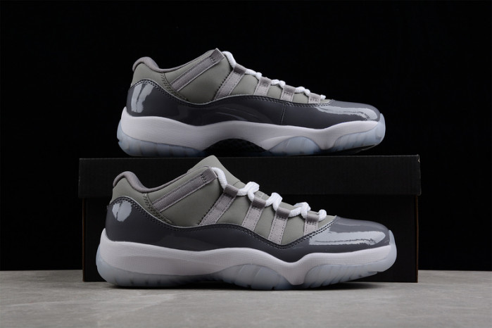 jordan 11 retro low cool grey (gs) - 528896-003