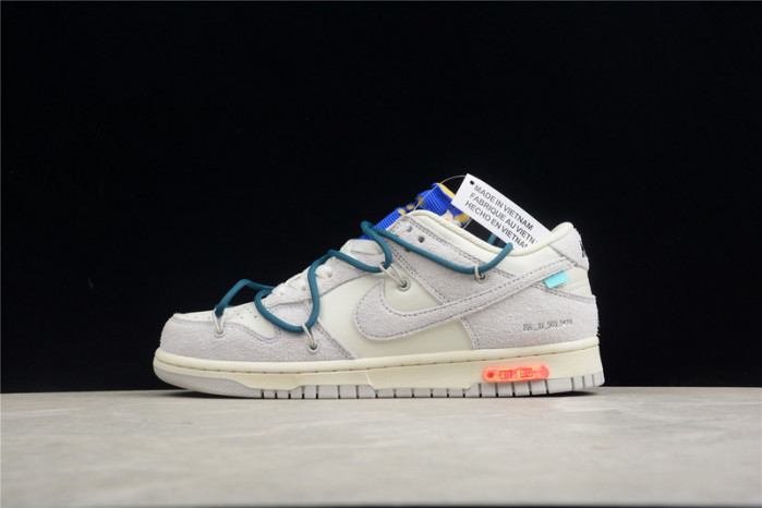 nike dunk low ow lot 16   dj0950-111
