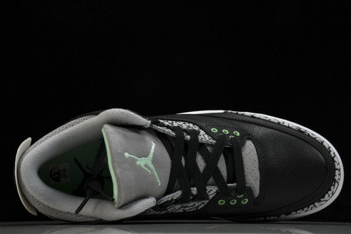 air jordan 3 retro  "green glow"  ct8532-031