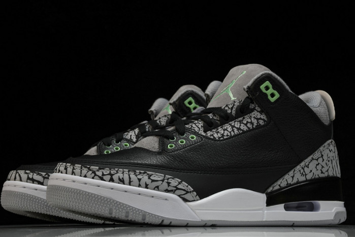 air jordan 3 retro  "green glow"  ct8532-031