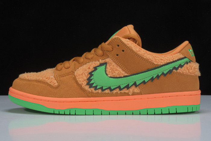 nike sb dunk low grateful dead bears orange cj5378-800