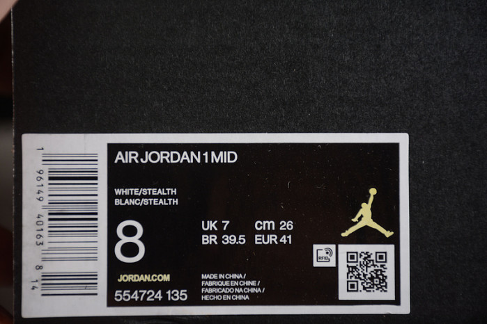 air jordan 1 mid  554724-135