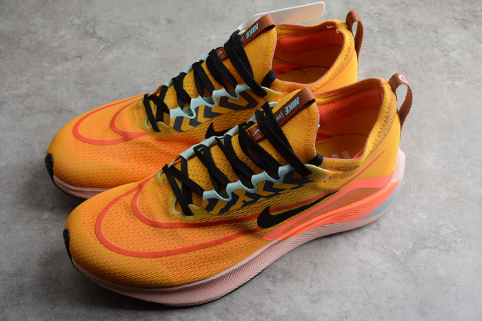 nike zoom fly 4 university gold magma orange   do2421-739