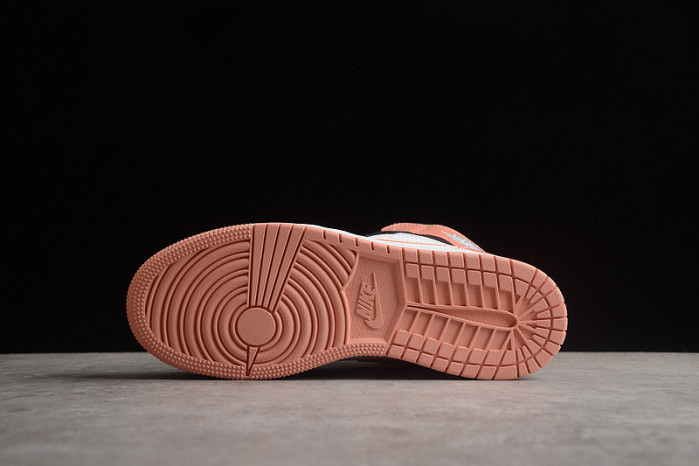 jordan 1 mid light madder root (gs) - dm9077-108