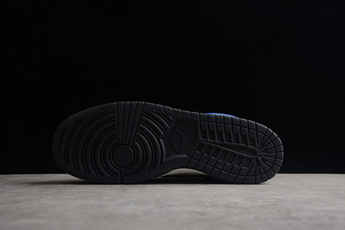 nike dunk low jackie robinson 75 yrs beige white royal blue  dy2203-400