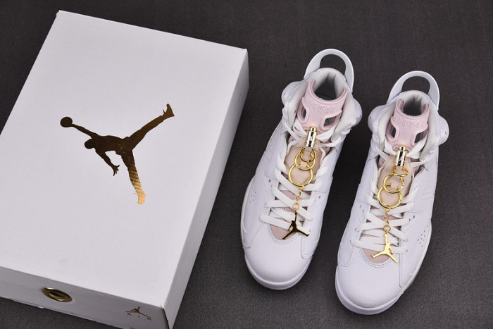 jordan 6 retro gold hoops (w) dh9696-100