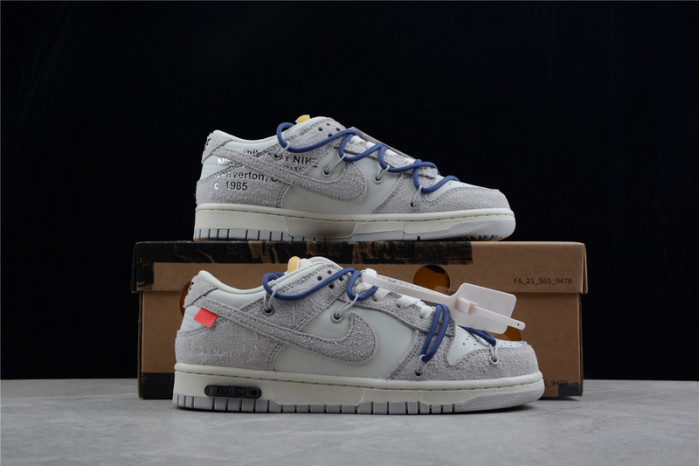 nike dunk low off-white lot 18 - dj0950-112