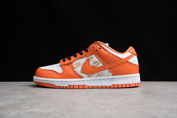 nike sb dunk low white and orange dh3228-181