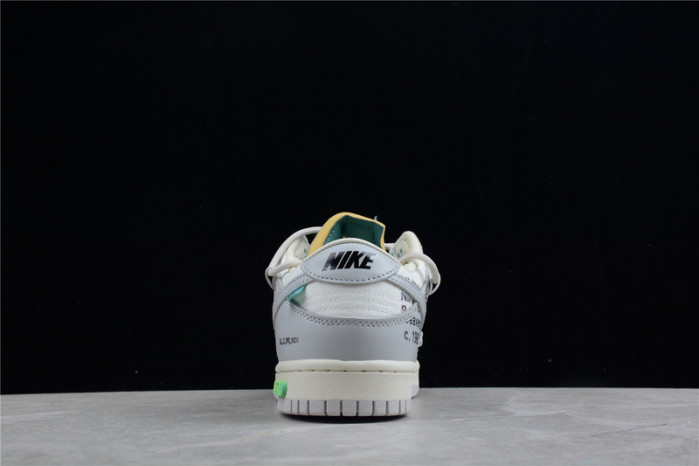 nike dunk low off-white lot 42- dm1602-117