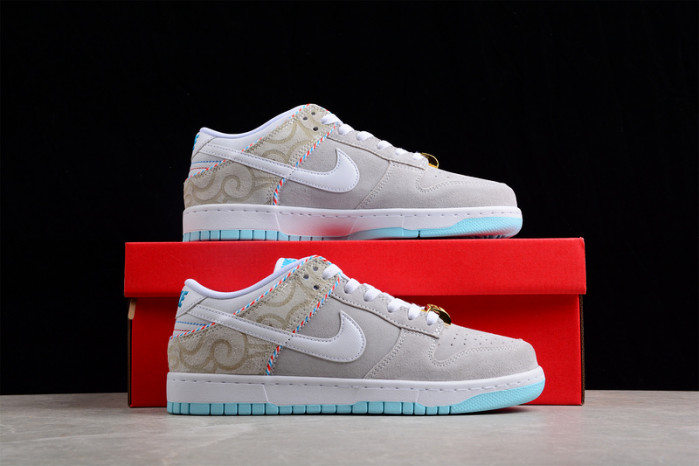 nike dunk low barbershop grey    dh7614-500