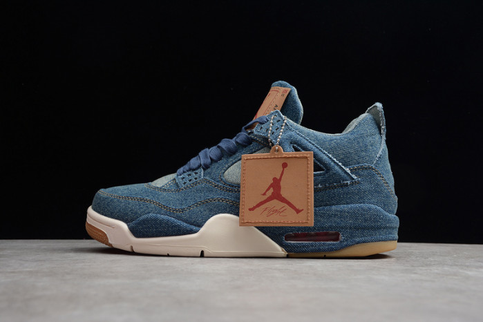 Jordan 4 Retro Levi''s Denim (Tag with Levi''s Logo) AO2571-401