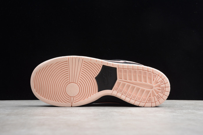 nike sb dunk low black washed coral bq6817-003