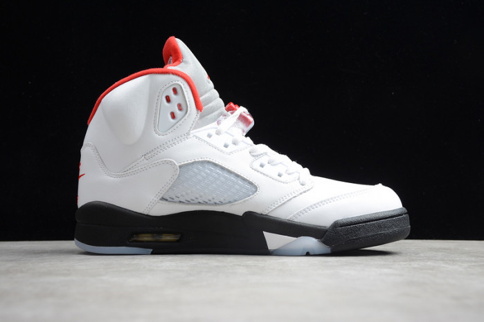 jordan 5 retro fire red silver tongue (2020) da1911-102