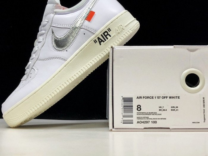 nike air force 1 low virgil abloh ow (af100) ao4297-100