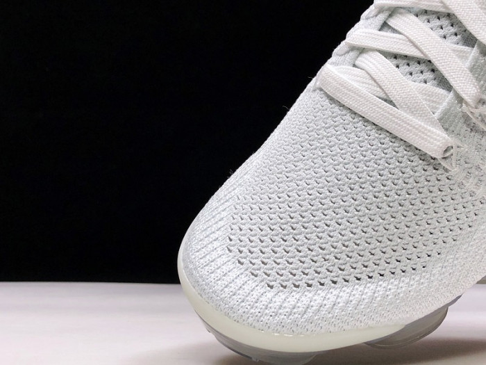 nike air vapormax flyknit 2 white vast grey 942842-105