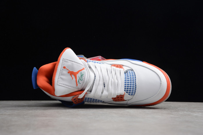 air jordan 4 white/bright crimson-royal blue 308497-171
