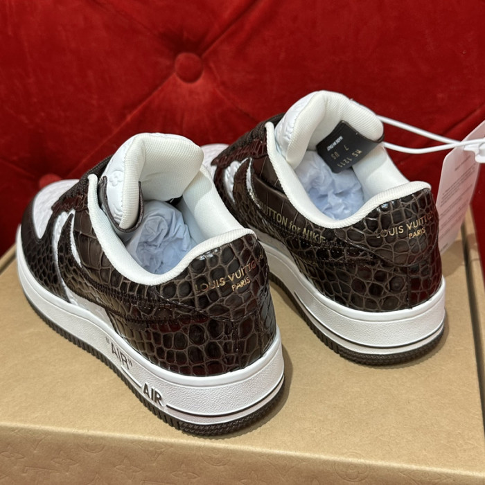 lou vuit sci-fi sneakers& nike air force 1  lvs&naf-001