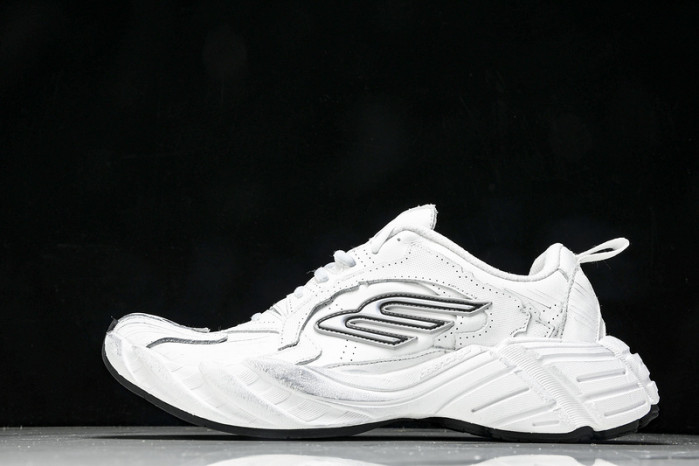 B*al*enciaga Monday Sneaker White Grey BMS-002