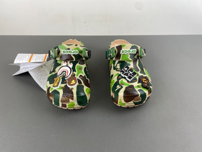 bape x Cr*0*s classic clog 
