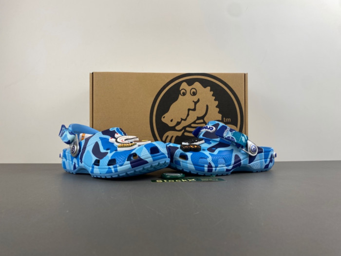 bape x Cr*0*s classic clog 