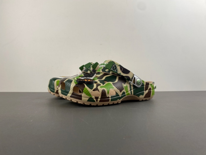bape x Cr*0*s classic clog ''abc camo - green'' cccn-001